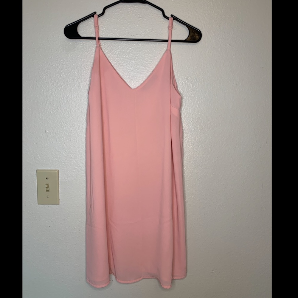 Cotton On XS Pink Mini Dress with Adjustable Straps